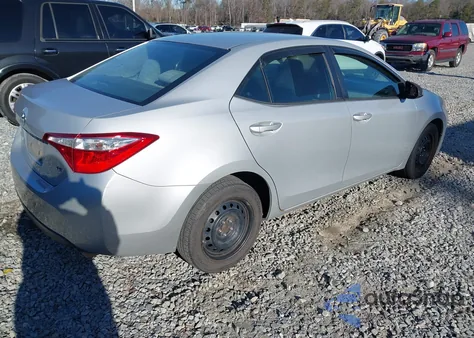 2016 Toyota Corolla Le из США, поврежденный, VIN 2T1BURHE4GC627785